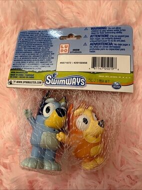 Swimways Spin Master Kids Bath Toy Duo - Blue & Orange Pet Figures